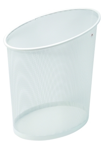 ALBA - PAPELERA CAPACIDAD 18 L REJILLA MESH BLANCO (Ref.ALMESHCORB BL)