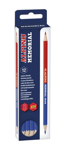 ALPINO - LAPIZ ofic. MEMORIAL BICOLOR caja de 12 (Ref.LE004313)
