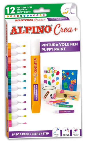 ALPINO - PINTURA 3D ESTUCHE de 12 (Ref.DH000005)
