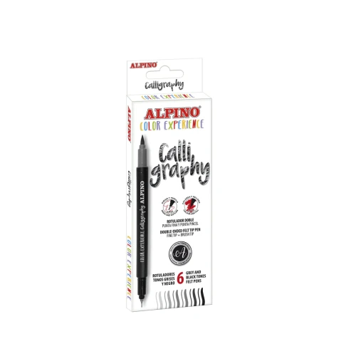 ALPINO - ROTULADORES CALLIGRAPHY SET COLOR EXPERIENCE -6U- (Ref.AR001040)