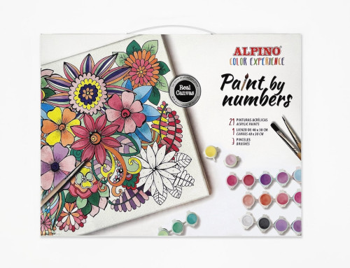 ALPINO - SET DE PINTURA COLOR EXPERIENCE PINTA POR NUMEROS (Ref.DV000721)