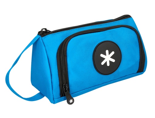 ANTARTIK - BOLSO ESCOLAR PORTATODO CON BOLSILLO DELANTERO DESPLEGABLE COLOR AZUL 110X85X200 MM (Ref.TK44)