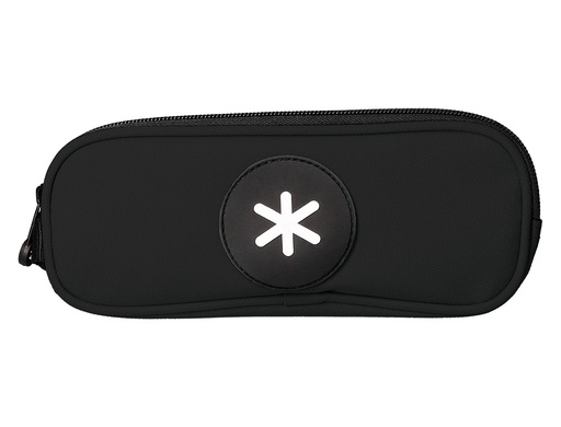 ANTARTIK - BOLSO ESCOLAR PORTATODO DOBLE CREMALLERA COLOR NEGRO 210X60X80 MM (Ref.TK01)