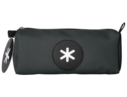 ANTARTIK - BOLSO ESCOLAR PORTATODO TRIANGULAR NEGRO 210X70X80 MM (Ref.TK13)