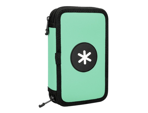 ANTARTIK - PLUMIER ESCOLAR DOBLE COLOR MENTA 28 PIEZAS (Ref.TK72)