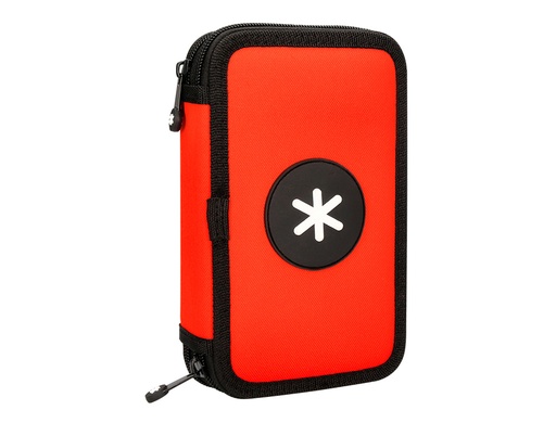 ANTARTIK - PLUMIER ESCOLAR DOBLE COLOR ROJO 28 PIEZAS (Ref.TK73)