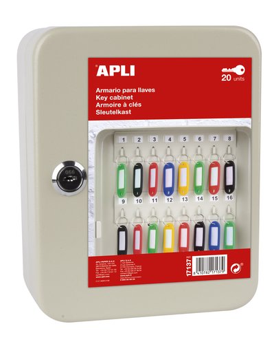 APLI - ARMARIO KEY BOX 20 LLAVES (Ref.17137)