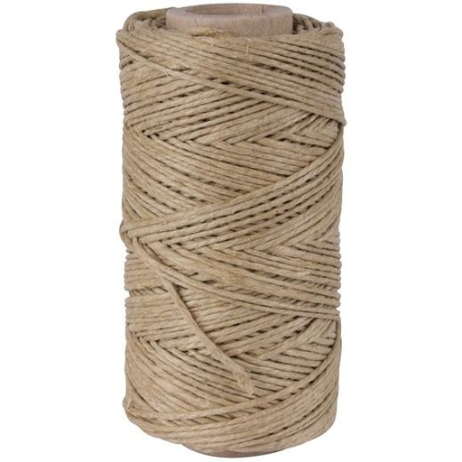 APLI - BOBINA DE CUERDA DE CÁÑAMO 80M 100GR MARRÓN (Ref.13125)