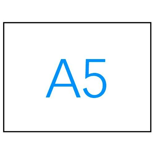 APLI - ETIQUETAS ADH.IMPR. A5 BLANCA C.RECTOS CAJA 200h 210x148 mm 200 uds.(0) (Ref.1243)