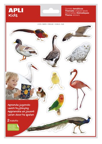 APLI - GOMETS BOLSA 2h REMOVIBLES AVES 24 uds. () (Ref.17630)