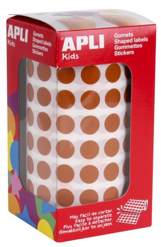 APLI - GOMETS ROLLO 59h CIRCULO Ø 10,5 mm MARRON 5.192 uds. () (Ref.11481)