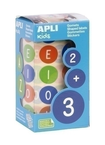 APLI - GOMETS ROLLO ABC MULTICOLOR REMOVIBLE Ø 20 mm (Ref.16797)