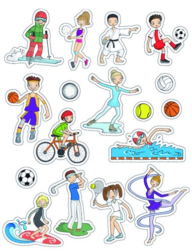 APLI - GOMETS TEMATICOS BOLSA 3h REMOVIBLES DEPORTES 51 uds. () (Ref.11441)