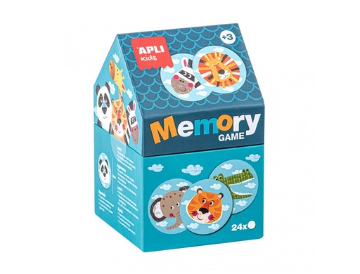 APLI - JUEGO DIDACTICO MEMORY CASITA SAFARI (Ref.16820)