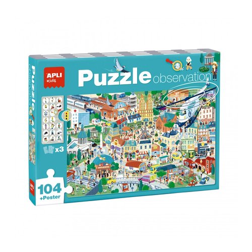 APLI - PUZZLE EDUCATIVO OBSERVACION CIUDAD (Ref.18820)