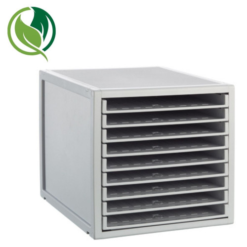 ARCHISYSTEM - MODULO 9 BANDEJAS GRIS (Ref.8409B GS)