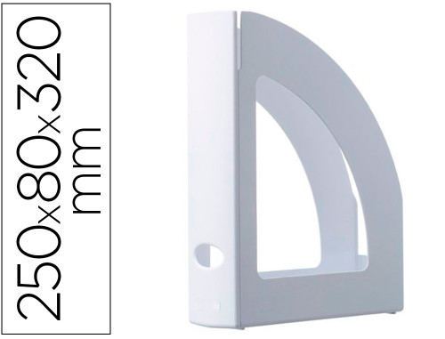 ARCHIVO 2000 - CAJETIN DE ARCHIVO ECOGREEN 100% RECICLADO PARA FORMATOS DIN A4 Y FOLIO COLOR BLANCO PASTEL (Ref.2003 BL PS)