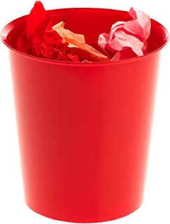 ARCHIVO 2000 - PAPELERA DE PLÁSTICO OPCIONAL ARO SUJETABOLSAS CAPACIDAD 16 LITROS 290X310 MM ROJO (Ref.2001 RJ)