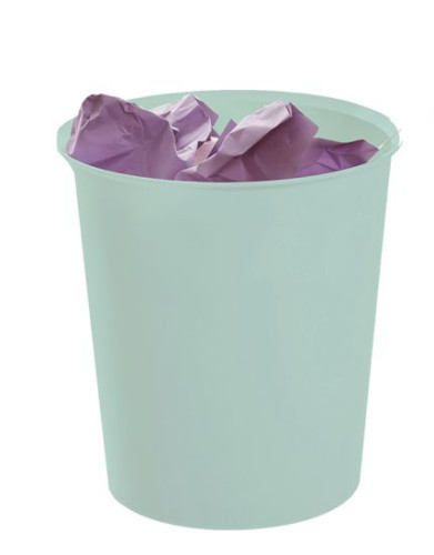 ARCHIVO 2000 - PAPELERA ECOGREEN 100% RECICLADO Y RECICLABLE VERDE PASTEL 18 LITROS 290X310 MM (Ref.2001 VE PS)