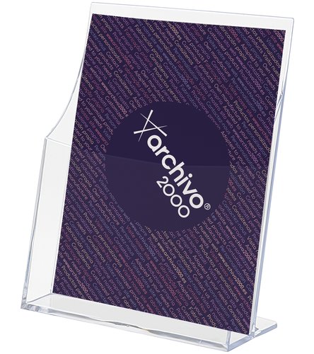 ARCHIVO 2000 - PORTAFOLLETOS A.2000 PREMIUM ANTIMICROBIANO SANITIZED 1/3 DE A4 VERTICAL 1 COMPARTIMENTO PREMIUM CRISTAL (Ref.6141AM CS TP)