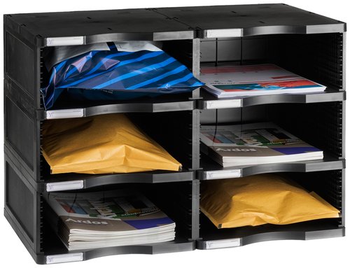 ARCHIVODOC - MODULO ARCHIVO 2000 A4 APAISADO 6 CAJONES JUMBO NEGRO (Ref.6623 NE)