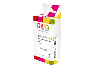 ARMOR - Owa BIJ INKJET REMAN REMAN.FOR HP950XL B with ink level management Noir / Black Box (Ref.K20417OW)