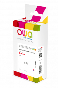 ARMOR - Owa INKJET REMAN REMAN. FOR CAN.CL-511 3C 3 Colours Box (Ref.K20282OW)