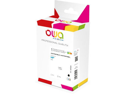 ARMOR - Owa INKJET REMAN REMAN. FOR HP 15 B Black Box (Ref.K20105OW)