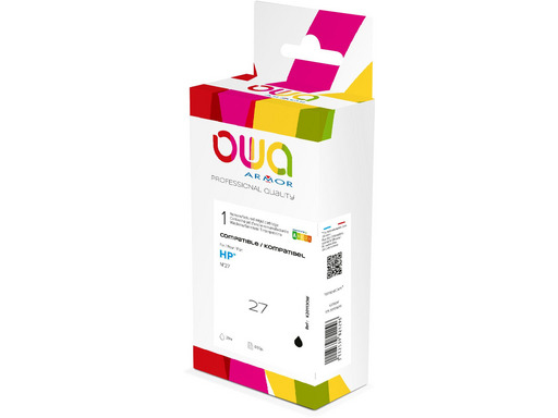 ARMOR - Owa INKJET REMAN REMAN. FOR HP 27 B Black Box (Ref.K20113OW)