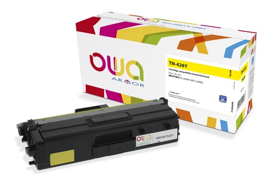 ARMOR - OWA Toner Amarillo para BROTHER HL-L8360, MFC-L8900 TN-426Y (Ref.K18068OW)