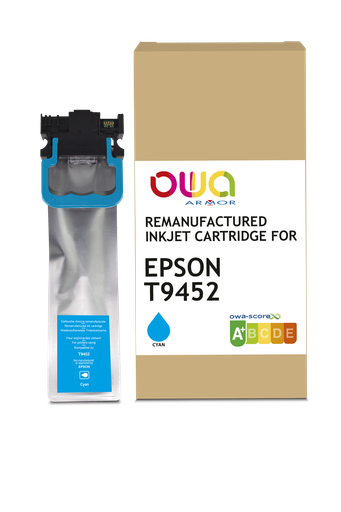 ARMOR - TINTA COMPATIBLE CYAN T9452 XL PARA WFC5XXX (Ref.K20803OW)