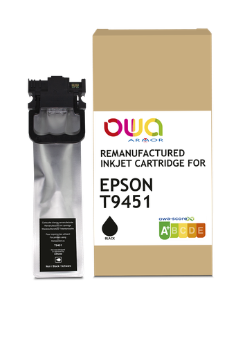 ARMOR - TINTA COMPATIBLE NEGRA T9451 XL PARA WFC5XXX (Ref.K20802OW)