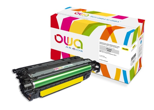 ARMOR - toner compatible amarillo Laserjet Ese M651 CF332A 654A (Ref.K15941OW)