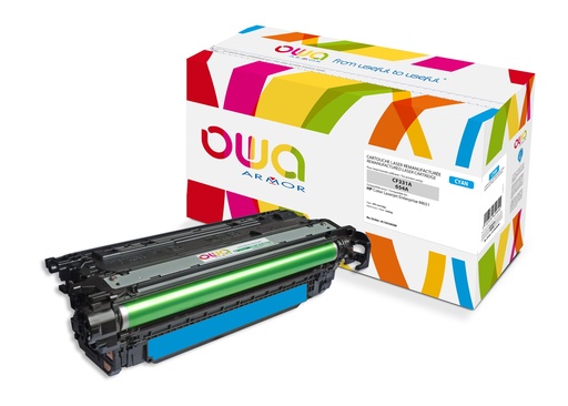 ARMOR - toner compatible Cyan Laserjet Ese M651 CF331A 654A (Ref.K15939OW)