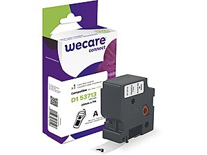 ARMOR - WECARE Etiqueta Blanca Texto negro para DYMO D1 43713 24mmx7m (Ref.K80013W4)