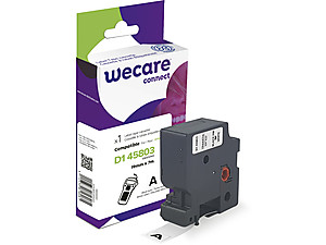 ARMOR - WECARE Etiqueta Blanca Texto negro para DYMO D1 45803 19mmx7m (Ref.K80012W4)