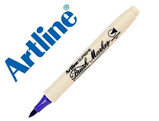ARTLINE - ROTULADOR SUPREME BRUSH EPFS PINTURA BASE DE AGUA PUNTA TIPO PINCEL TRAZO FINO PURPURA (Ref.EPFS F P)