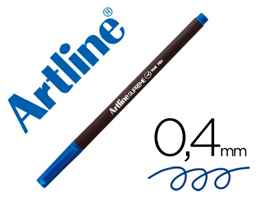 ARTLINE - ROTULADOR SUPREME EPFS200 FINE LINER PUNTA DE FIBRA AZUL 0,4 MM (Ref.EPFS200 AZ)