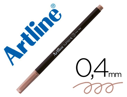 ARTLINE - ROTULADOR SUPREME EPFS200 FINE LINER PUNTA DE FIBRA MARRON CLARO 0,4 MM (Ref.EPFS200 MC)