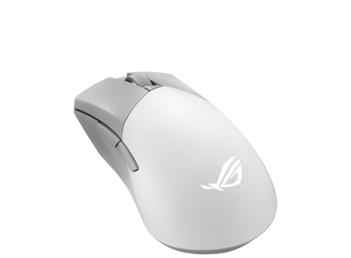 ASUS - ROG Gladius III Wireless Aimpoint White ratón mano derecha RF Wireless + Bluetooth + USB Type-A Óptico 36000 DPI (Ref.90MP02Y0-BMUA10)