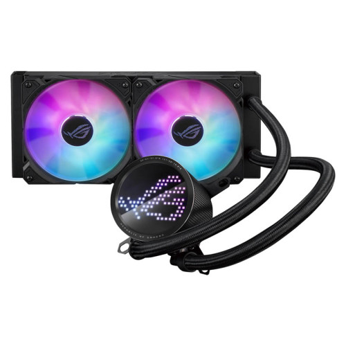 ASUS - SISTEMA DE REFRIGERACION LIQUIDA PARA CPU ROG RYUO III 240 ARGB,OLED DE COLOR,AURA SYNC RGB,VENTILADORES DE RADIADOR ROG DE 240 MM (Ref.90RC00J1-M0UAY0)