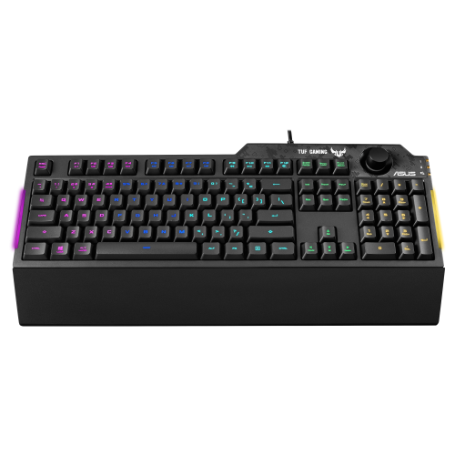 ASUS - TUF Gaming K1 teclado USB Inglés, Español Negro (Ref.90MP01X0-BKSA00)