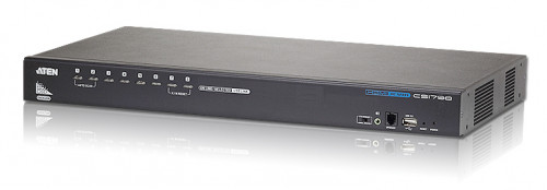 ATEN - CS1798 interruptor KVM Montaje en rack Negro (Ref.CS1798-AT-G)