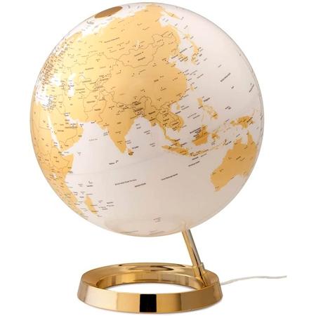 ATMOSPHERE - ESFERA TERRESTRE LUMINOSA LIGHT & COLOUR METAL GOLD 30 CM CON LUZ ORO METÁLICO (Ref.0331F7NQINLQQ)