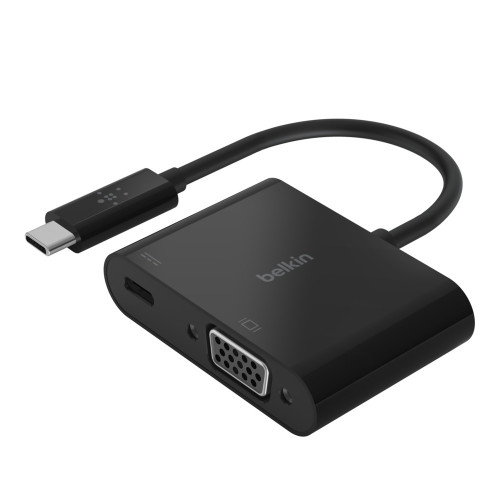 BELKIN - ADAPTADOR USB-C A VGA CON CARGA (Ref.AVC001BTBK)