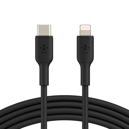 BELKIN - CABLE USB-C A LIGHTNING BOOST CHARGE LONGITUD 1 M COLOR NEGRO (Ref.CAA003BT1MBK)