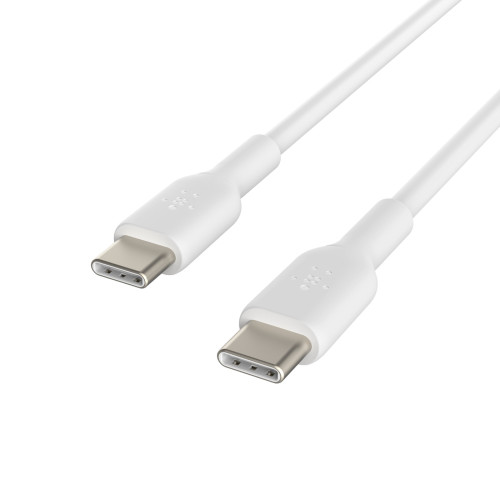 BELKIN - CABLE USB-C A USB-C BOOST CHARGE LONGITUD 1 M COLOR BLANCO (Ref.CAB003BT1MWH)