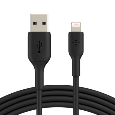BELKIN - CABLE LIGHTNING A USB-A BOOST CHARGE LONGITUD 2 M COLOR NEGRO (Ref.CAA001BT2MBK)