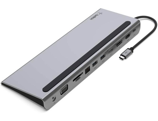 BELKIN - HUB MULTIPUERTO USB-C / HDMI / VGA / USB-A / USB-C / ETHERNET / JACK 3,5 MM COLOR (Ref.INC004BTSGY)