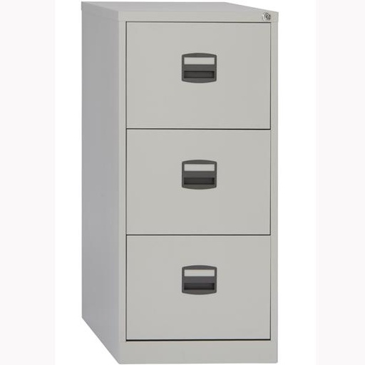 BISLEY - ARCHIVADOR METALICO 3 CAJONES ARCHIVO CARPETAS COLGANTES A4 FONDO 40CM GRIS (Ref.PFA3F-V7)